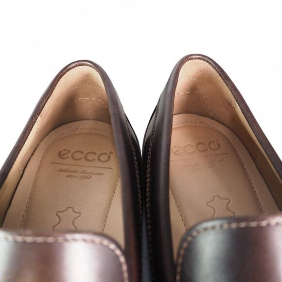 ECCO Classic Moc 2.0 Leather Slip-on Loafers Coffee Brown 55975 Men's 12-12.5/46 - Picture 13 of 13